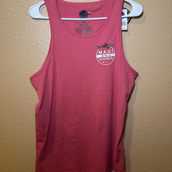 Maui and Sons Vibrant Pink Tank Top - Picture 1 of 2